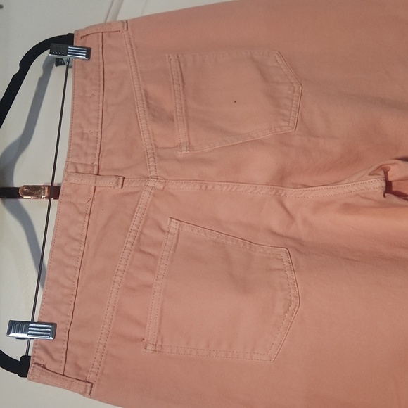 NWOT. Pinkish/Peach color denim. Size 12R. - Picture 3 of 4